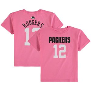 Aaron Rodgers Girls Preschool Mainliner Player Name & Number T-Shirt